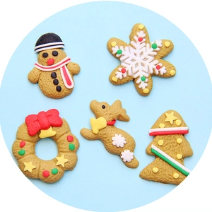 Christmas Resin Charms DIY Gingerbread Style Snowman Snowflake Tree Wreath Reindeer Flatback For Jewelry Making Phone Case Decor
