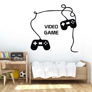 Video Game controller wall sticker for kids bedroom and playroom wall decor