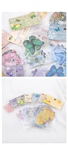 Variety of butterfly nature series decorative stickers for scrapbooking and DIY crafts