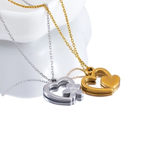 DIY stainless steel heart flower OT toggle clasps and necklace connectors in gold and silver