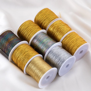 Fili metallici intrecciati oro argento e sfumati per creazione di gioielli DIY