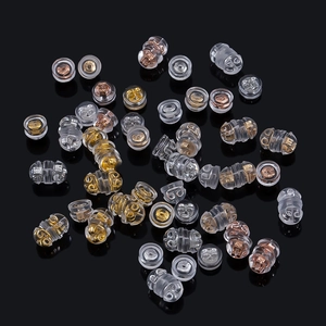 Silicone Earring Backs Secure Butterfly Clutch Earring Stoppers For DIY Jewelry Making Findings Comfortable Soft Replacement Earring Backings