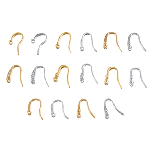 Ganci per orecchini fai-da-te in oro e argento con strass e perline dettagli