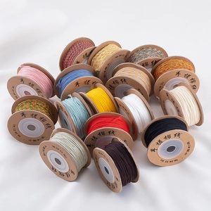 Colorful 1.0mm Tibetan handmade cotton thread rolls for DIY jewelry and braided lanyard crafts