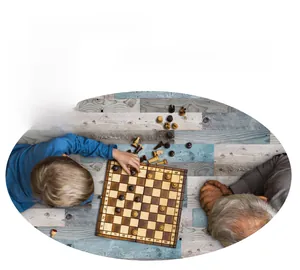 Eco-friendly self-adhesive wall sticker with mixed blue and grey wood grain texture