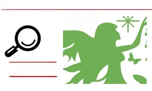 Détails des silhouettes d'autocollants muraux fée papillon et étoiles vert luminescent