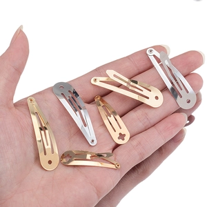 Classic metal snap clips in gold, silver and rose gold finishes in two various sizes
