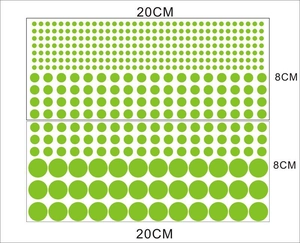 Luminous PVC Wall Sticker 407Pcs Luminous Dots Starry Sky Glow In The Dark Decals For Kids Bedroom Ceiling Home Decor