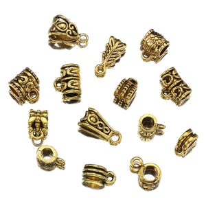 Connecteurs de bijoux en or antique et perles d'espacement pour bracelets et colliers