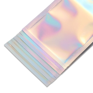 Sacchetti olografici con effetto laser arcobaleno per imballaggi fai-da-te e cover