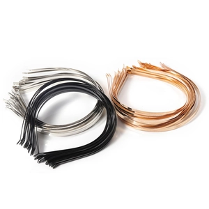 Electroplated Iron Alloy DIY Headband Base Thin Metal Hair Band For Kids Women Handmade Hair Accessories Jewelry Findings