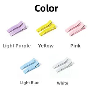 Fermagli per capelli in metallo rivestiti in nastro grosgrain per creazioni fai-da-te