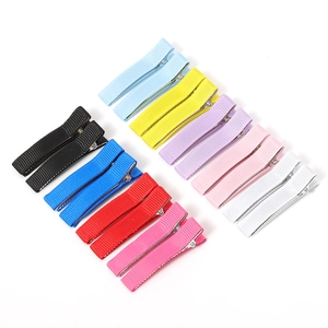 Mollette per capelli colorate con nastro grosgrain per decorazioni fai-da-te e fiocchi