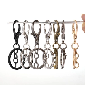Sets de porte-clés avec fermoirs mousquetons en six finitions pour bijoux DIY