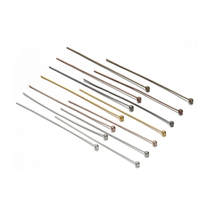 Copper Ball Head Pins DIY Jewelry Making Findings Beading Supplies For Handmade Earrings Bracelet Necklaces Accessories