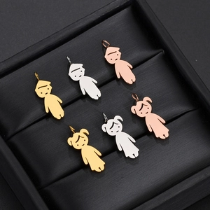 Anhänger für Jungen und Mädchen aus Edelstahl in Gold, Silber und Roségold-Finish