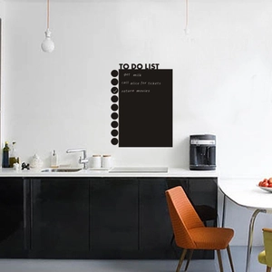 Adesivo per lavagna nera autoadesivo Todo List per pareti di casa e ufficio minimaliste