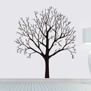 Moderno Grande Albero Adesivo Da Parete In PVC Impermeabile Removibile Ramo Silhouette Murale Per Soggiorno Camera Da Letto