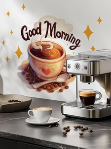 Brushed stainless steel espresso machine detail with manual lever and coffee cup