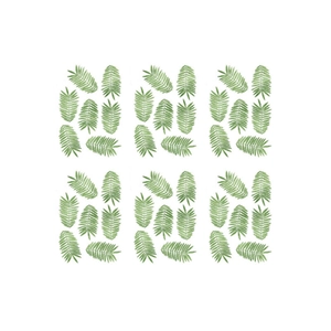 Watercolor tropical palm leaf wall decals for nursery and party DIY decoration