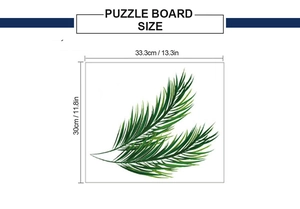Tableau détaillé des dimensions du sticker mural feuille 33,3cm x 30cm pour la maison