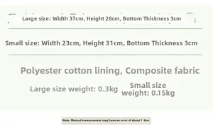Size chart for leopard crossbody tote showing dimensions and weights of small and large sizes