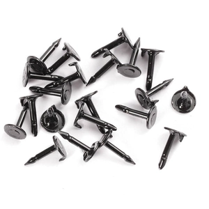 Black metal butterfly clutch pin backs for DIY brooch making and enamel pin fastening