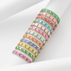 Italian Modular Charms Bracelet Links Stainless Steel Zodiac Sign Enamel DIY Bracelet Components for Men Women Jewelry Making