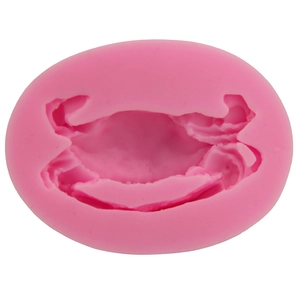 Moule en silicone rose en forme de crabe pour gâteaux et pâtisserie DIY