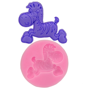 Pony Running Shape Silicone Fondant Cake Mold DIY Baking Tool For Chocolate Candy Soap Craft Kitchen Baking Accessories
