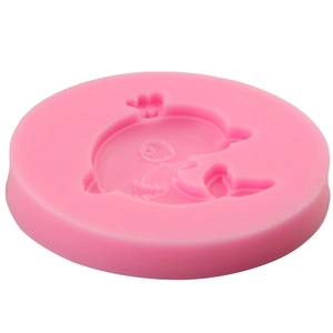 Stampo in silicone rosa con delfino per decorazioni torte e dolci fai-da-te
