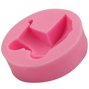 Pink silicone DIY high heel mold for fondant cake decorating and handcrafted chocolate