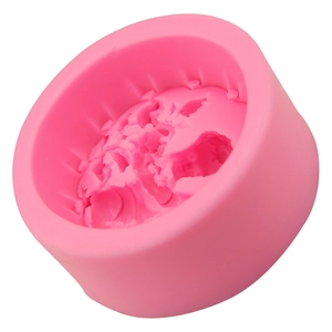 Pink silicone angel fairy fondant mold for DIY baking and handmade candle crafting