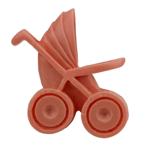 Rosa Kinderwagen Silikonform für Fondant Kuchen und handgemachte Seifen Dekoration