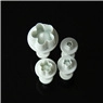 Set of four snowflake plunger cutters for fondant and cookie baking DIY tools
