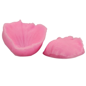 Rosa Silikonform für Blatt- und Blütenblatt-Fondant-Kuchendekoration und DIY-Handwerk