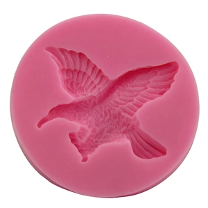 Stampo in silicone rosa con design aquila in volo per decorazioni torte e dolci