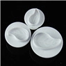 Three-piece set of white dove fondant plungers in varying sizes for cake decorating