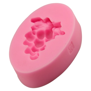 Pink grape cluster silicone mold for fondant cake decorating and DIY baking tools