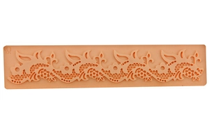Silikon-Spitzenmatte für Fondant mit Blumenmuster für DIY Kuchendekoration