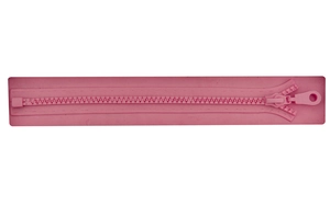 Pink flexible silicone zipper mold for DIY fondant cake decoration and sugar craft