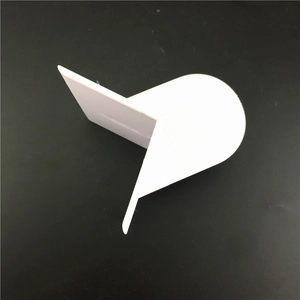 Lisseur à Gâteau en Plastique à Angle Droit Bord Incurvé Outil de Décoration de Fondant pour la Pâtisserie DIY Polissage