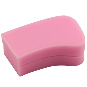 Pink wave silicone mold for DIY high heel cake decorating and soap making projects