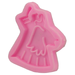 Rosa Silikonform mit Cartoon-Prinzessin für Fondant-Kuchen und Schokoladenherstellung