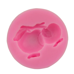 Moule en silicone rose en forme de grenade pour pâtisserie, chocolat et fondant