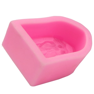 Pink silicone mold featuring a detailed Starbucks Siren logo for DIY baking and crafts