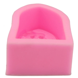 Pink silicone wedding cake mold for DIY fondant and chocolate baking decorations
