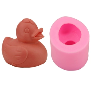 3D Duck Silicone Mold For Cake Fondant Chocolate Soap Candle DIY Baking Tool Kitchen Ice Cube Tray Decorative Duck Mold