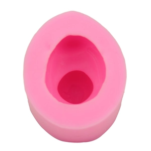 3D duck-shaped pink silicone mold for DIY cake fondant, chocolate and handmade soap crafting
