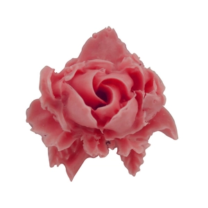 Moule en silicone 3D en forme de rose rose pour pâtisserie et bougies DIY